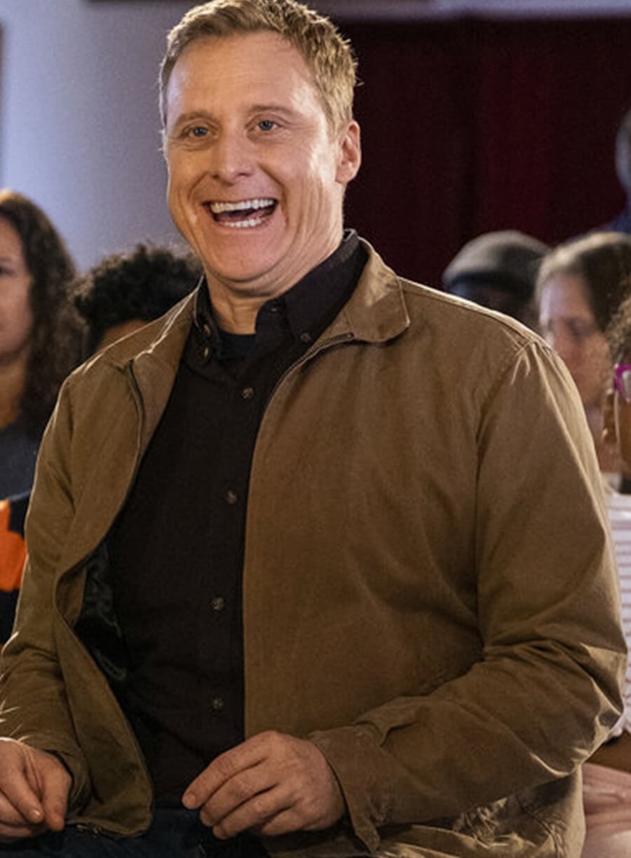 Harry Vanderspeigle Resident Alien Brown Cotton Jacket