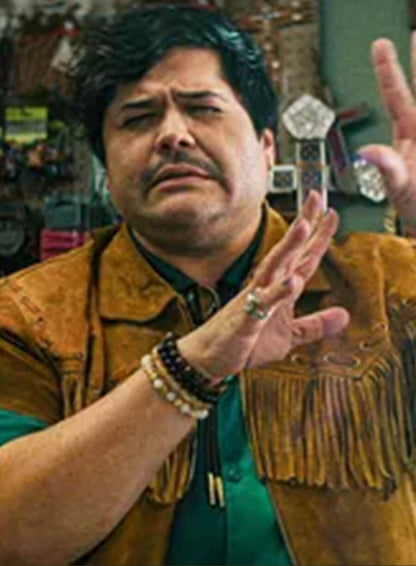 Harvey Guillén Claudio Alexander and the Terrible Fringe Jacket