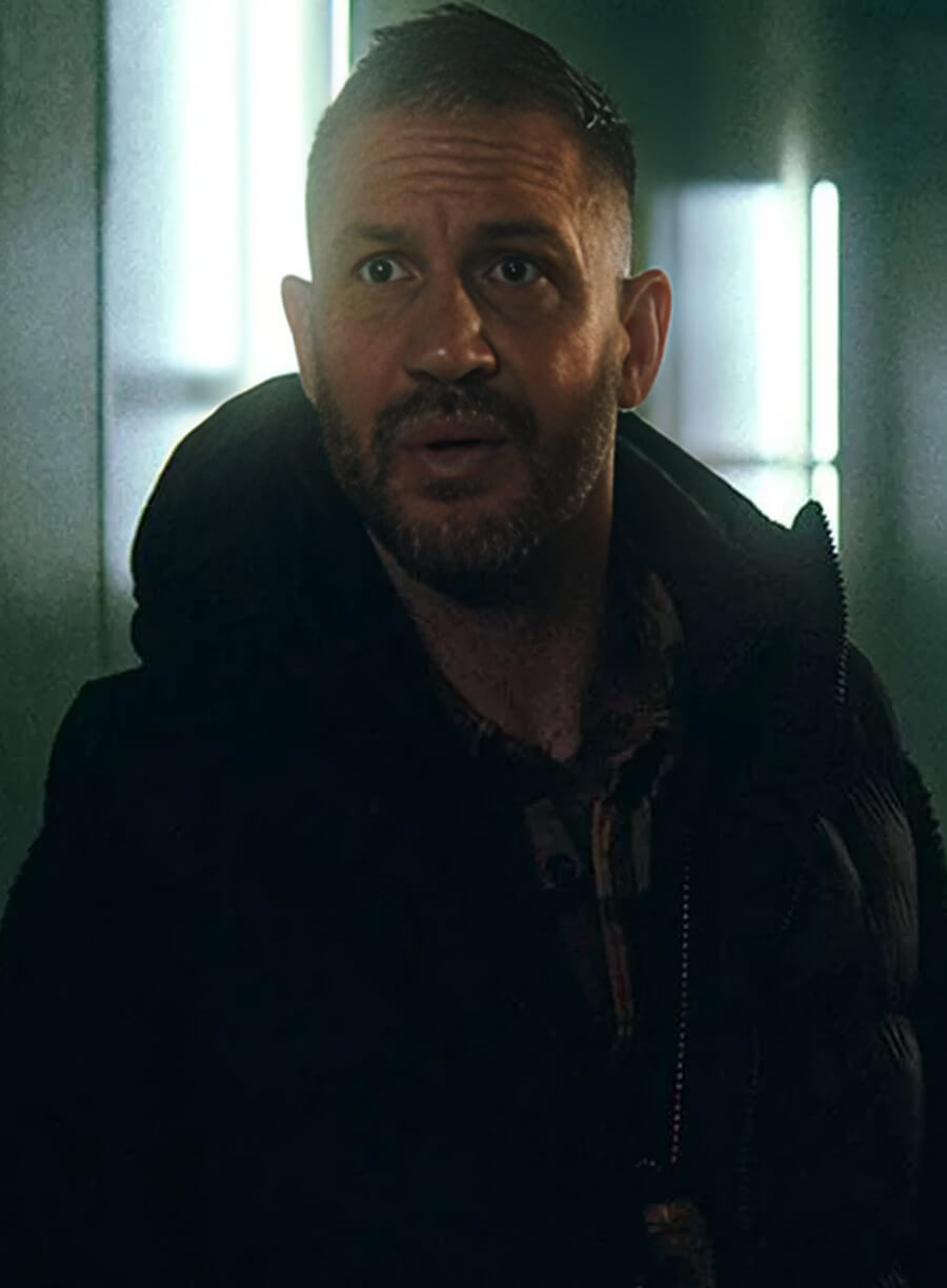 HAVOC 2025 Tom Hardy Black Puffer Vest