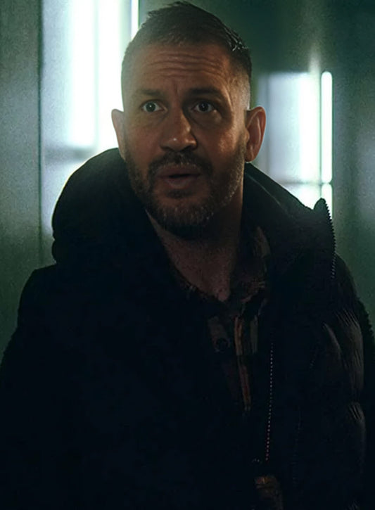 HAVOC 2025 Tom Hardy Black Puffer Vest