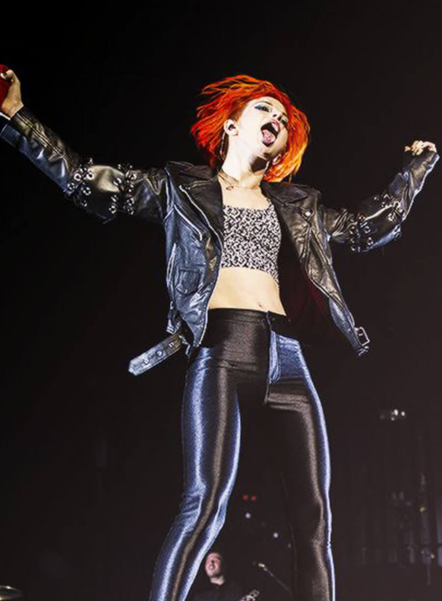 Hayley Williams Grow Up  Black Leather Jacket