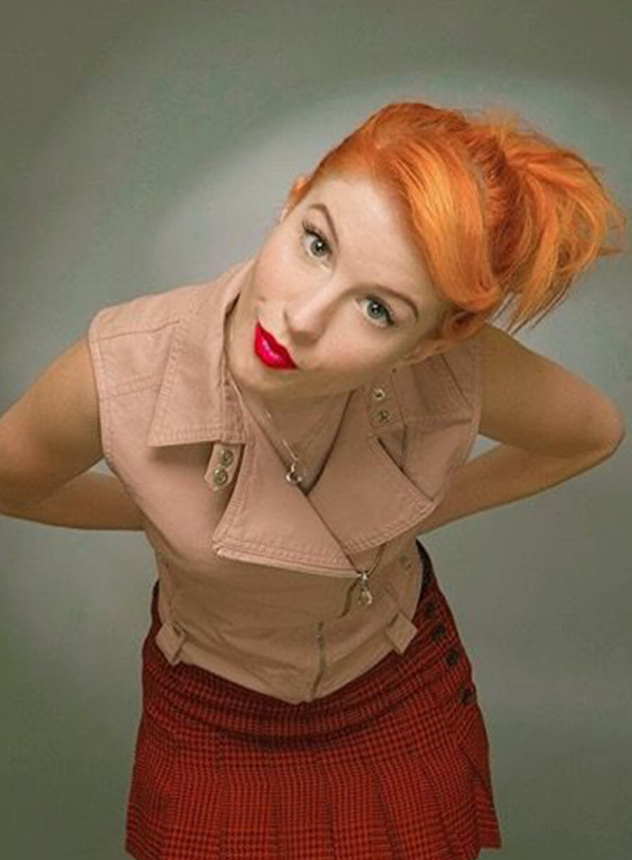 Hayley Williams Pink Leather Vest