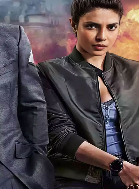 Heads of State 2025 Priyanka Chopra Jonas Bomber Jacket
