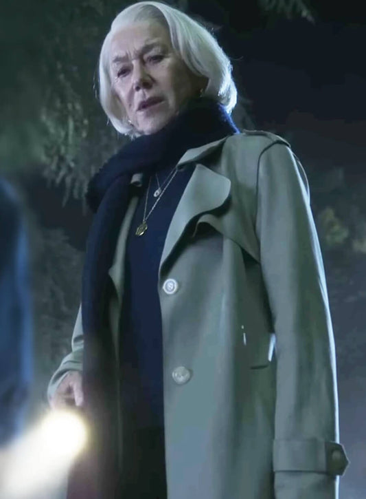 Helen Mirren The Thursday Murder Club 2025 Coat