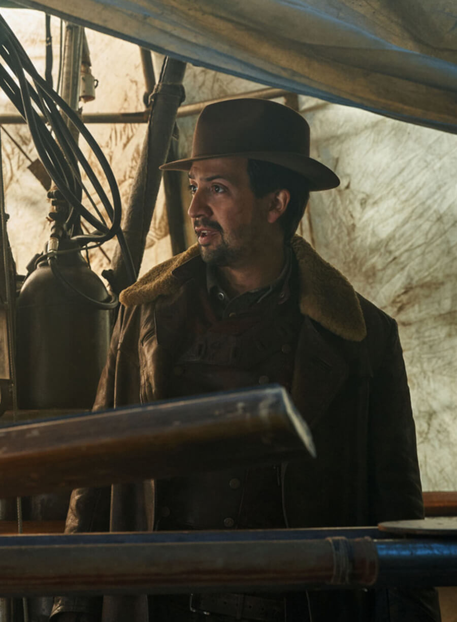 His Dark Materials S02 Lee Scoresby Brown Leather Coat