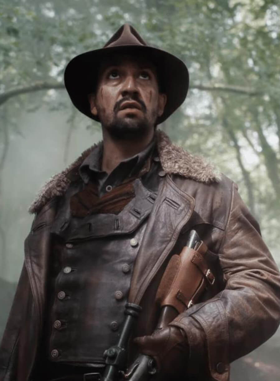 His Dark Materials S02 Lee Scoresby Brown Leather Coat