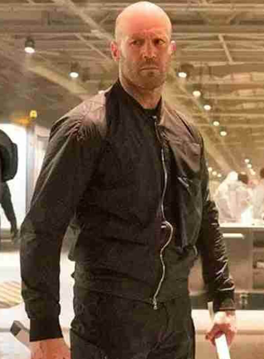 Hobbs And Shaw Jason Statham Black Jacket