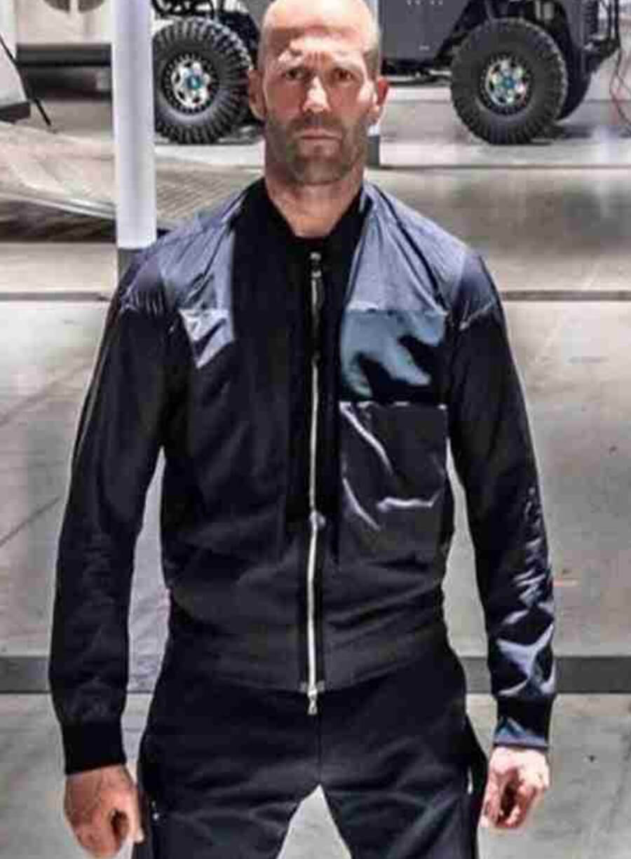 Hobbs And Shaw Jason Statham Black Jacket