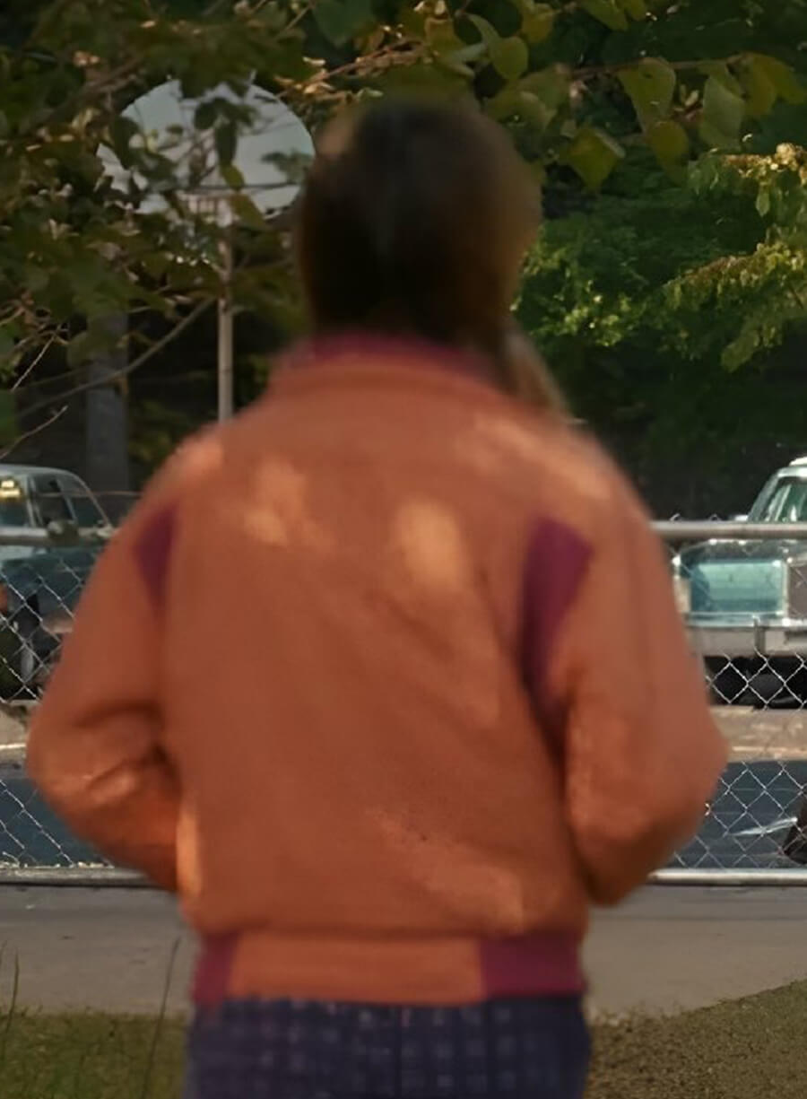Holly Wheeler Stranger Things Season 05 Orange Puffer Jacket