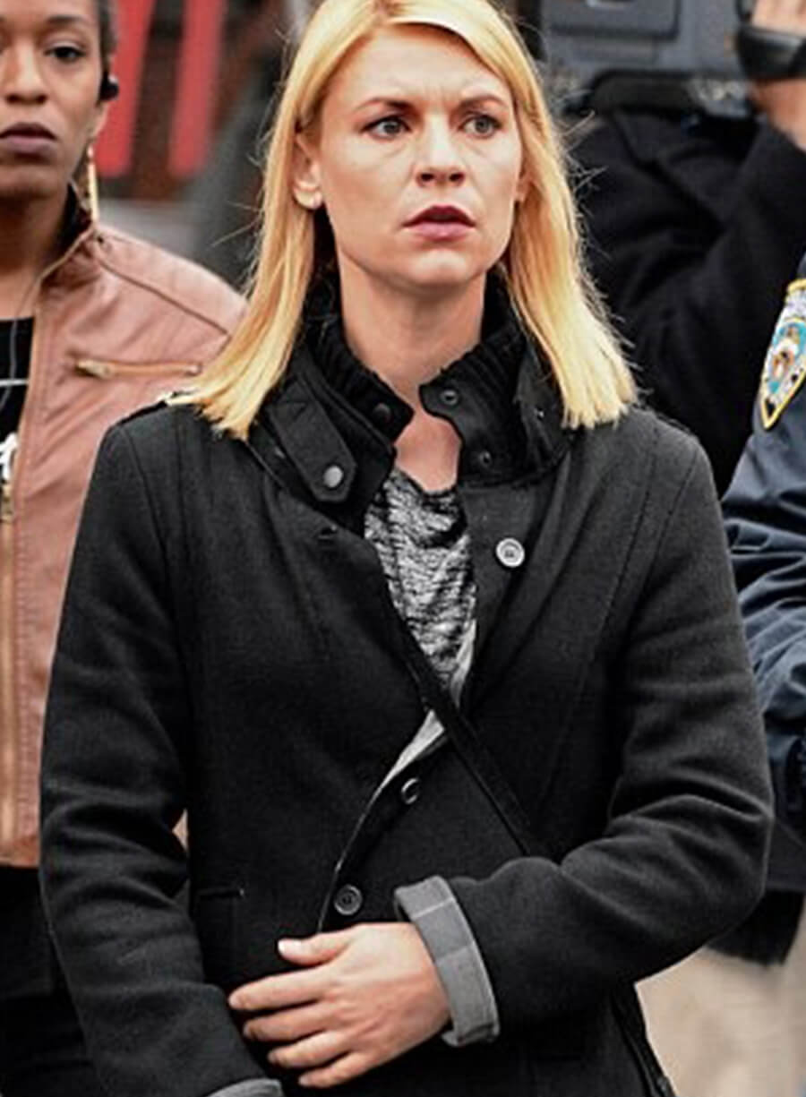  Homeland Tv Series Claire Danes Black Coat