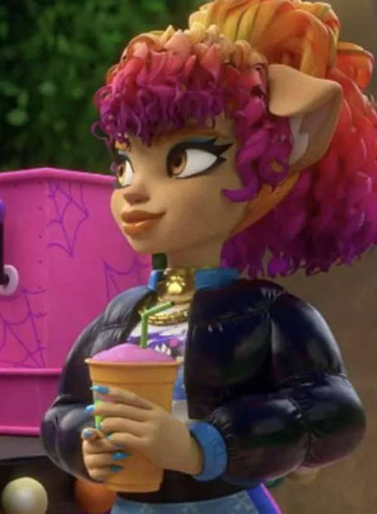 Howleen Wolf Monster High Black Puffer Jacket