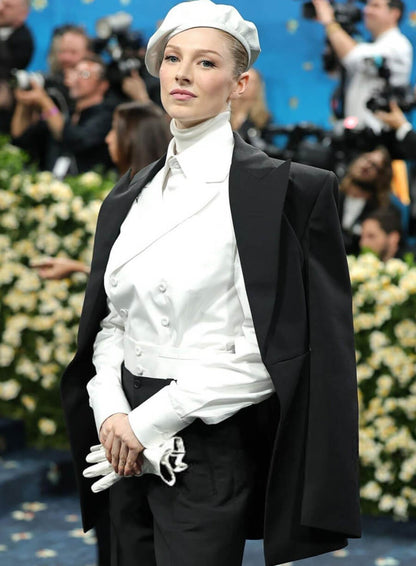 Hunter Schafer Met Gala Red Carpet 2025 Coat