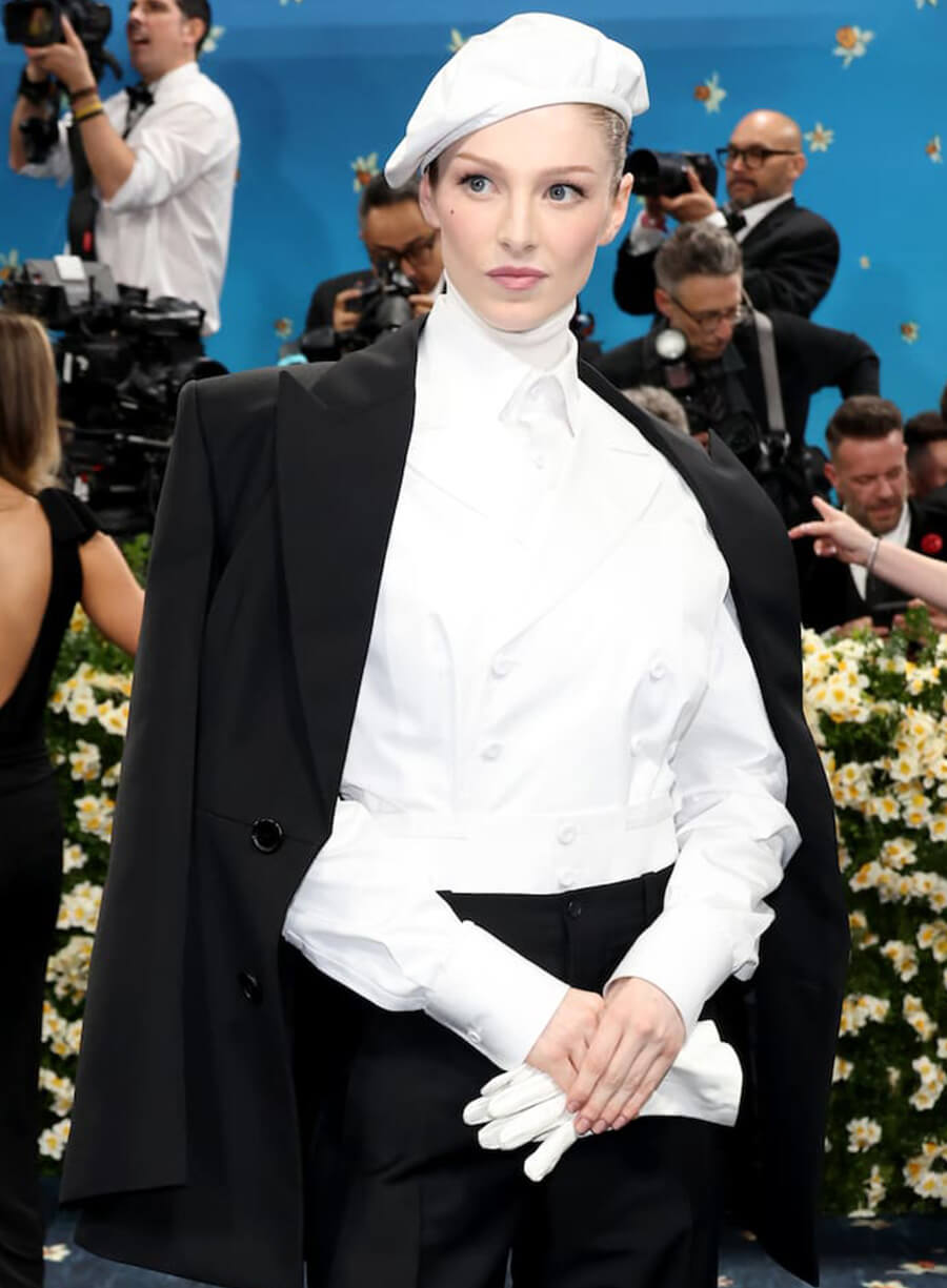 Hunter Schafer Met Gala Red Carpet 2025 Coat