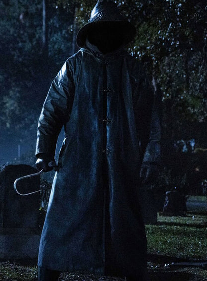 I Know What You Did Last Summer Black Leather Coat