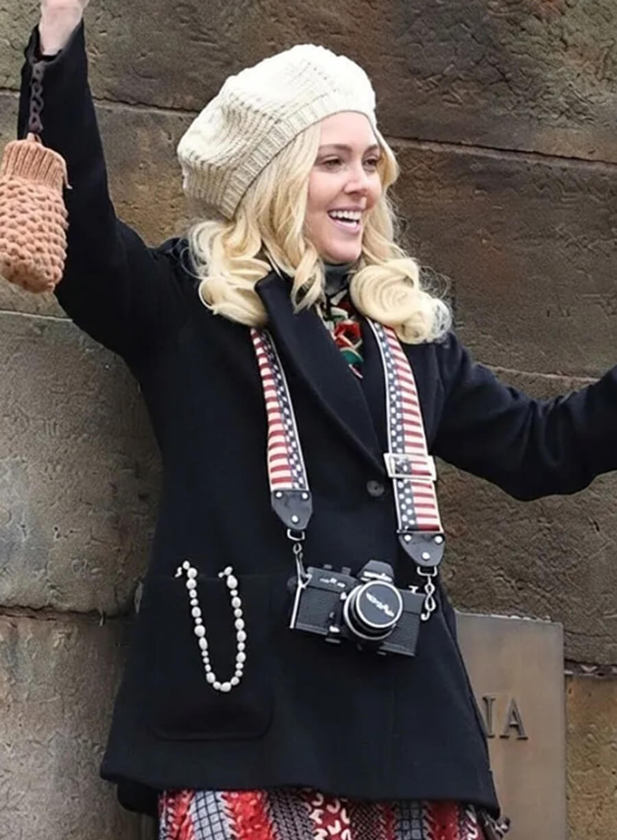 I Play Rocky 2026 AnnaSophia Robb Black Coat