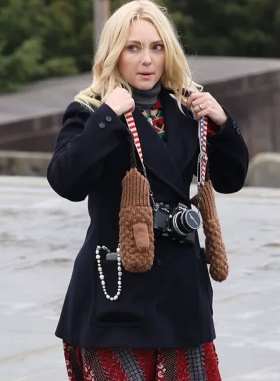 I Play Rocky 2026 AnnaSophia Robb Black Coat