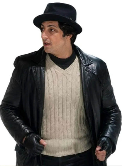 I Play Rocky 2026 Anthony Ippolito Black Leather Blazer