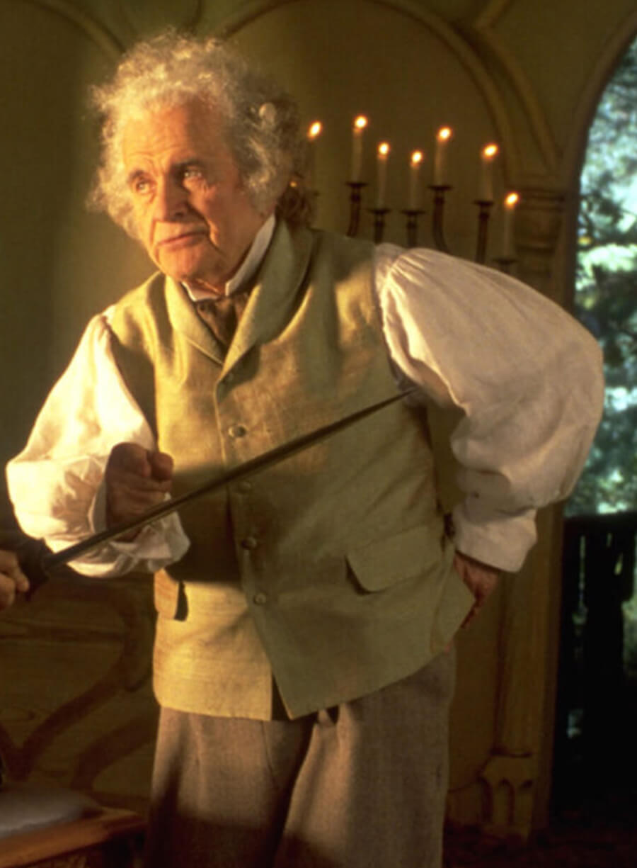 Ian Holm The Lord of the Rings 2001 Bilbo Vest