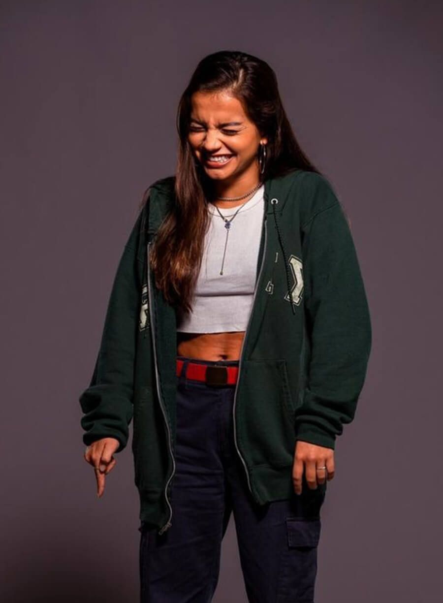 Isabela Merced Green Hoodie