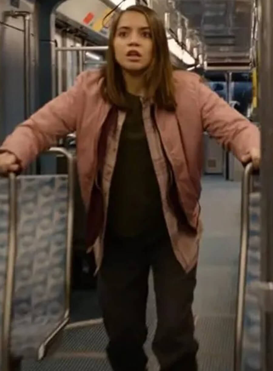 Isabela Merced Sweet Girl Pink Jacket