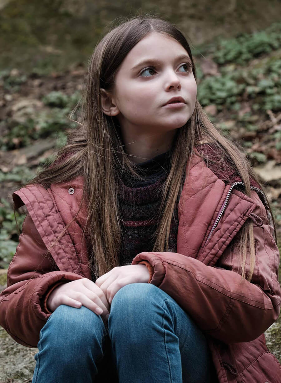 Isabella Astbury The Crow Girl Burgundy Jacket