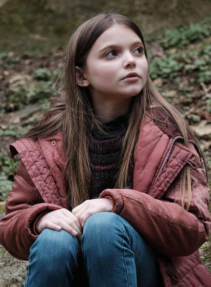 Isabella Astbury The Crow Girl Burgundy Jacket
