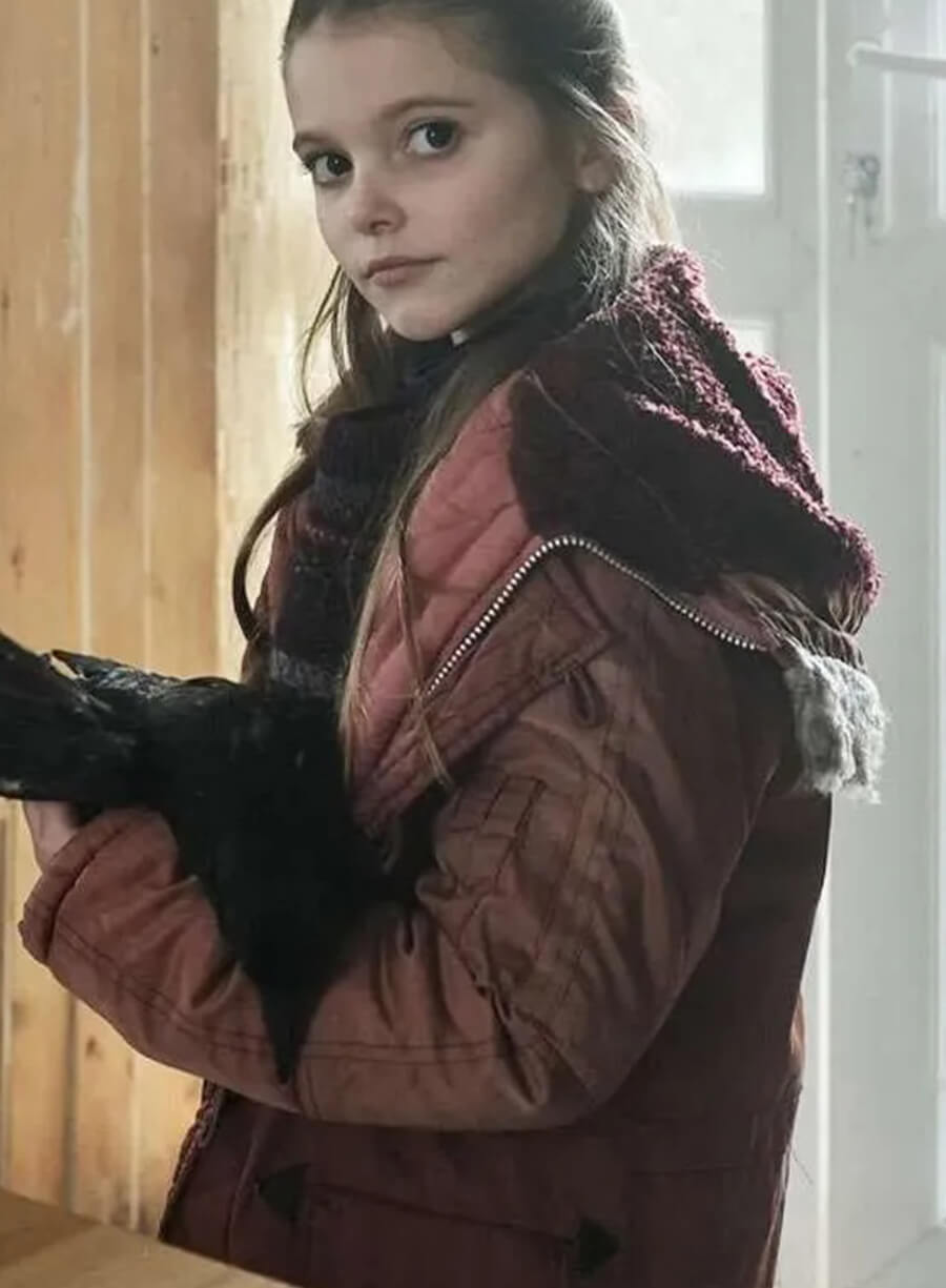 Isabella Astbury The Crow Girl Burgundy Jacket