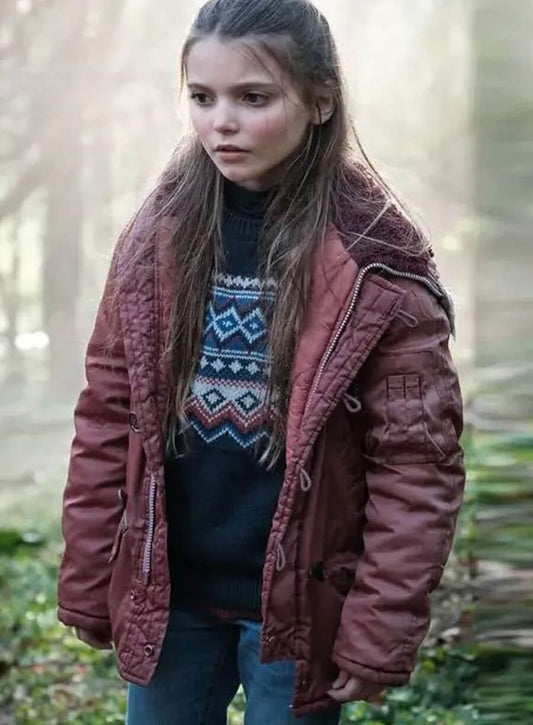 Isabella Astbury The Crow Girl Burgundy Jacket