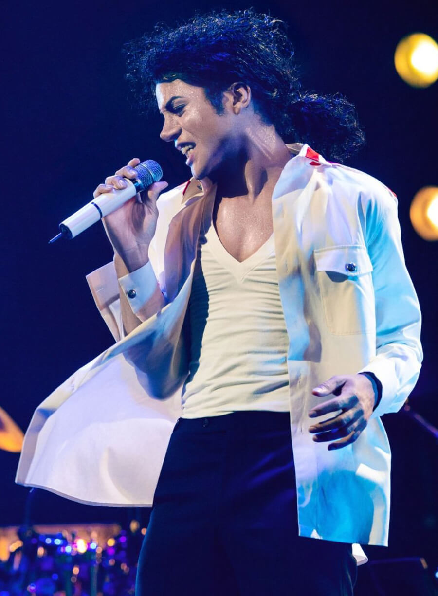 Jaafar Jackson Michael 2025 White Jacket