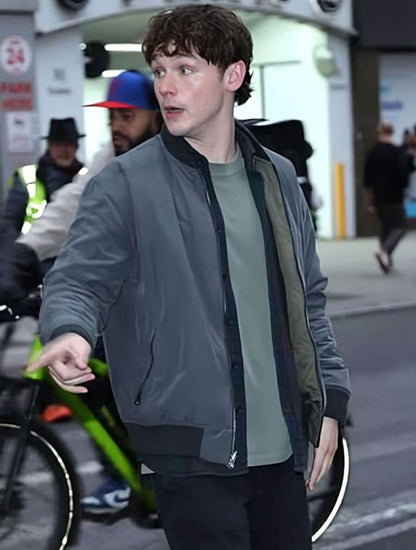 Jack Alcott Dexter Resurrection Grey Bomber Jacket