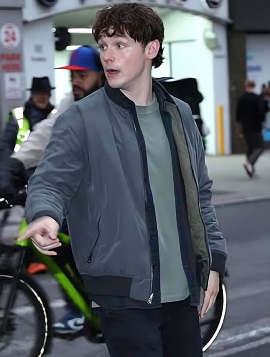 Jack Alcott Dexter Resurrection Grey Bomber Jacket