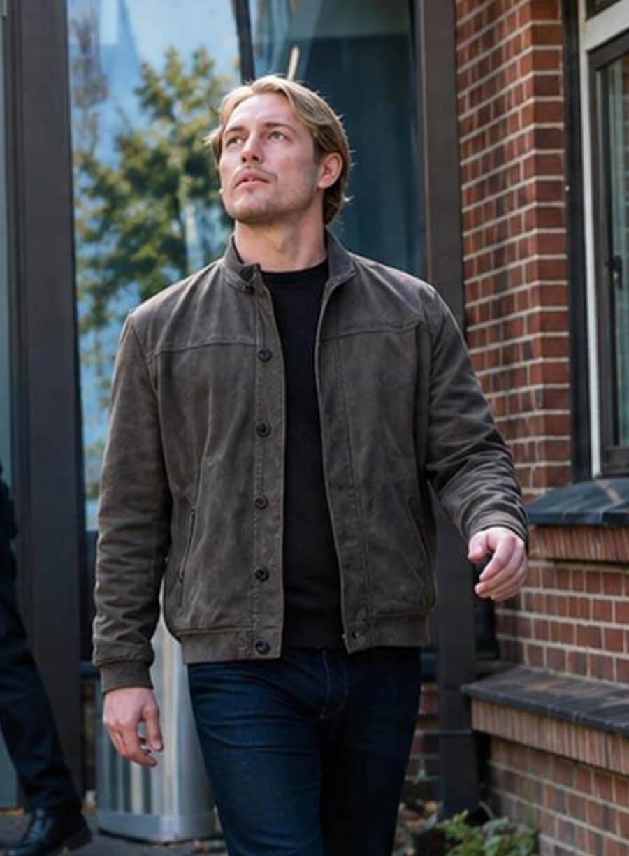 Jack Glass The Gentlemen S02 Gray Suede Jacket