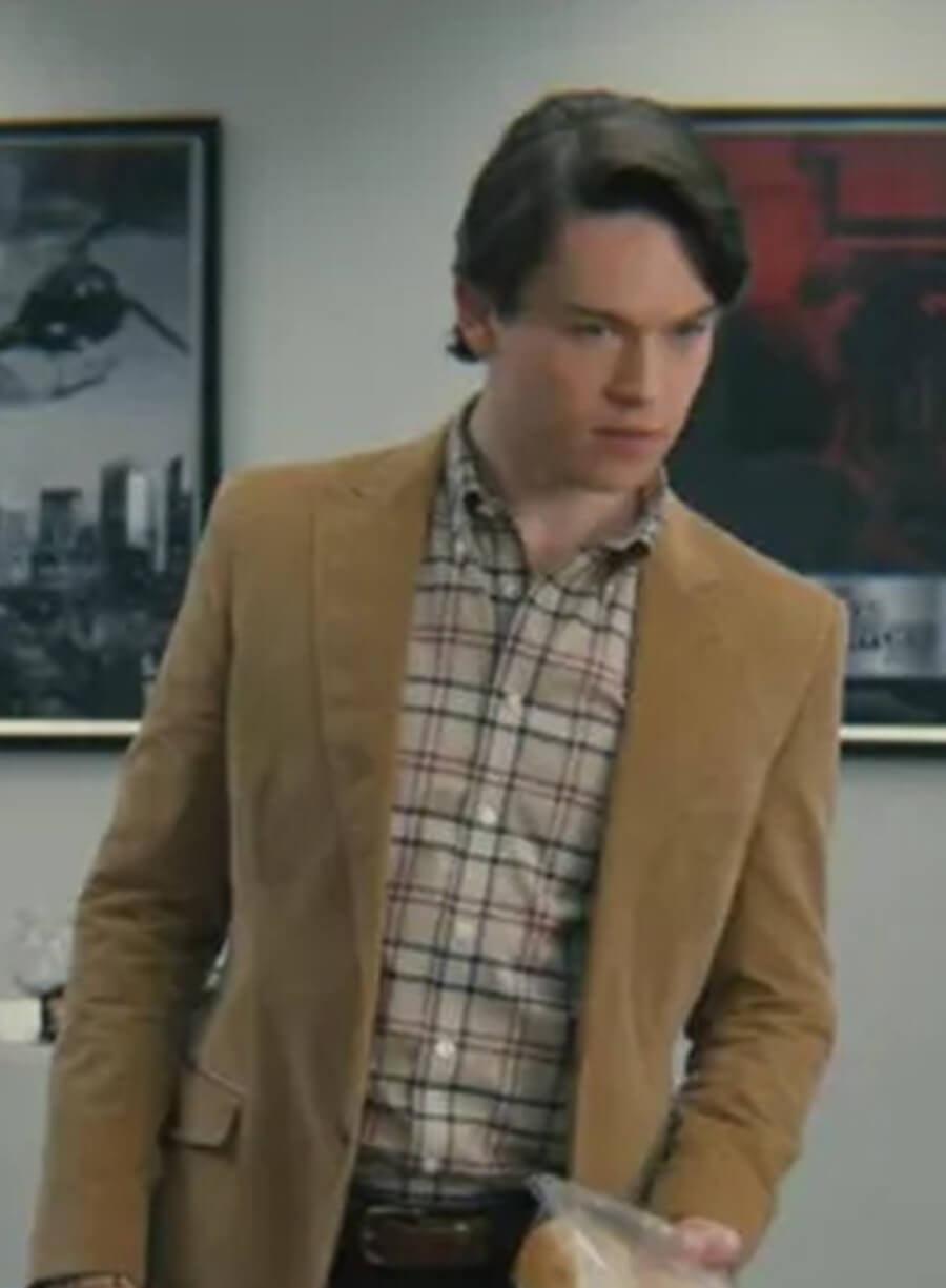 Jack Martin Not Suitable for Work Brown Blazer