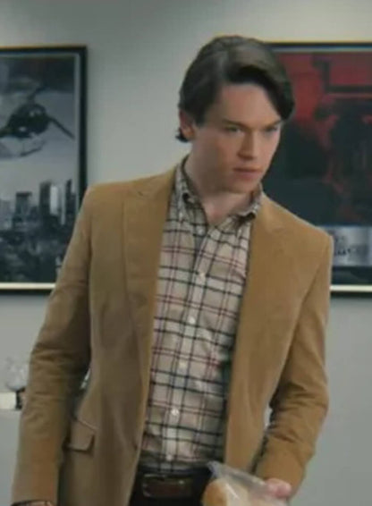 Jack Martin Not Suitable for Work Brown Blazer