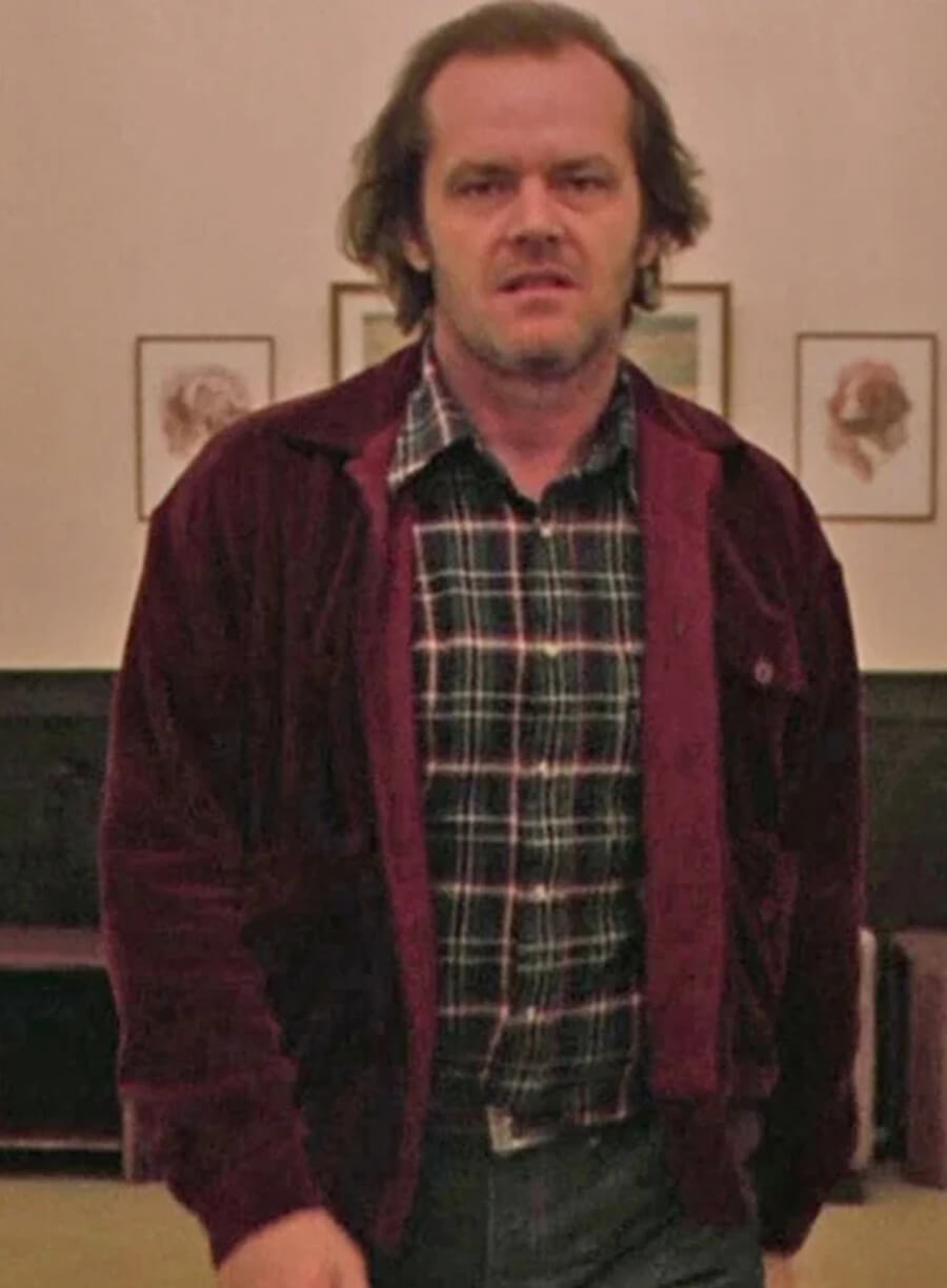 Jack Torrance The Shinning Red Corduroy Jacket