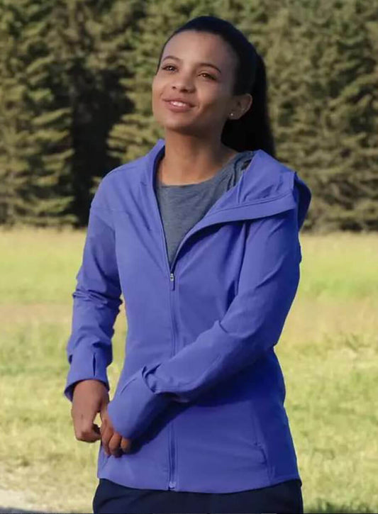 Jackie Howard My Life with the Walter Boys Purple Jacket