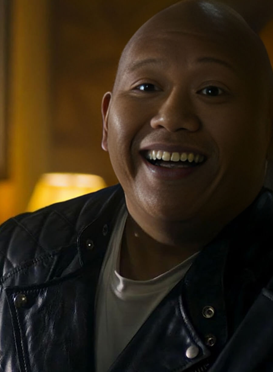 Jacob Batalon Novocaine 2025 Black Leather Jacket