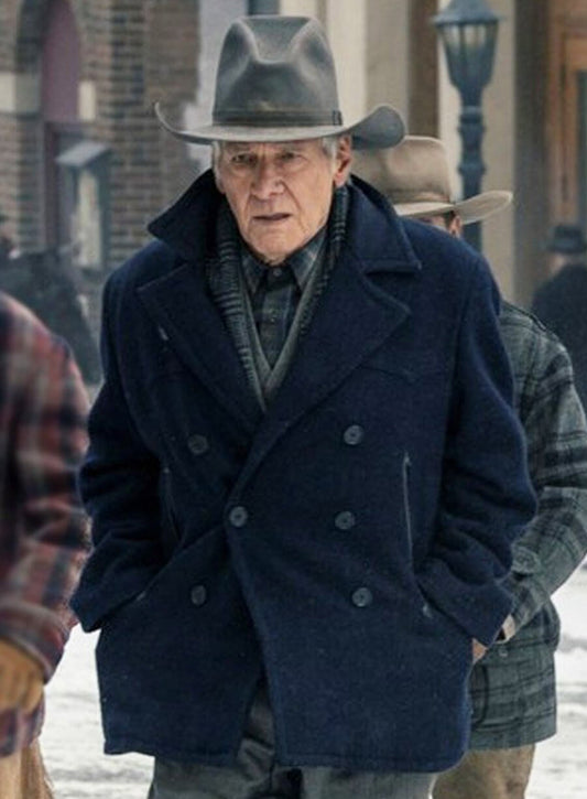 Jacob Dutton 1923 S02 Blue Wool Peacoat