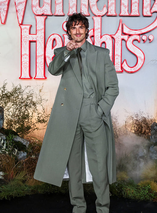 Jacob Elordi Wuthering Heights 2026 Event Coat