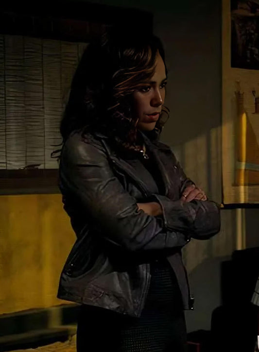 Jade Quinn Bosch Legacy S02 Leather Jacket