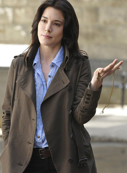 Jaime Murray Warehouse 13 S02 Brown Coat