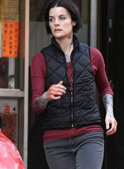 Jaimie Alexander Blindspot Black Vest 