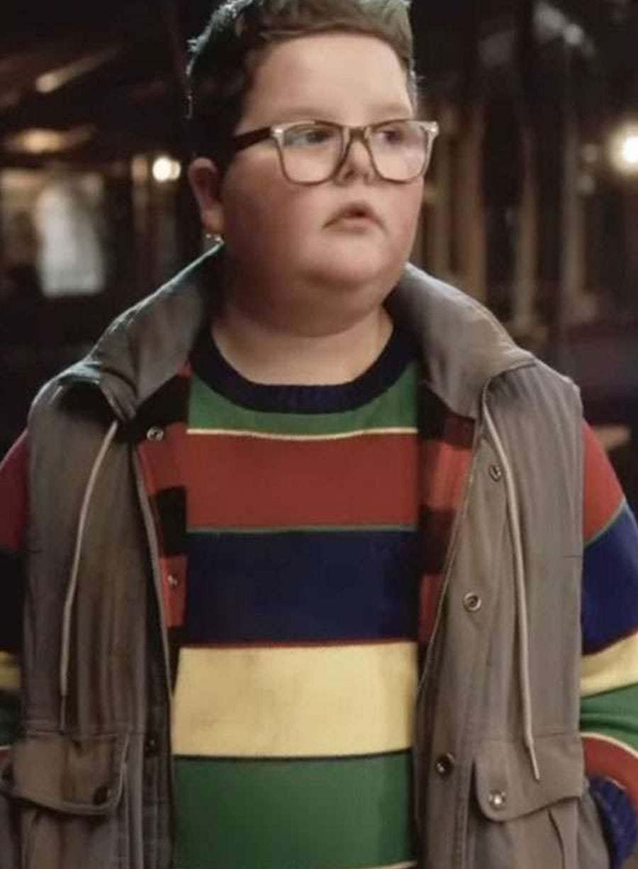 Jake Connelly Stranger Things S05 Grey Vest 