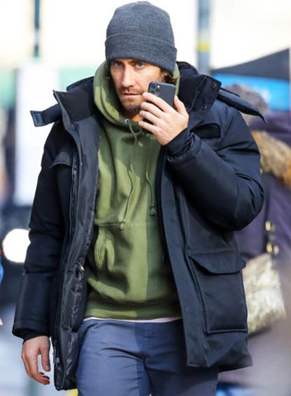 Jake Gyllenhaal Black Cotton Jacket