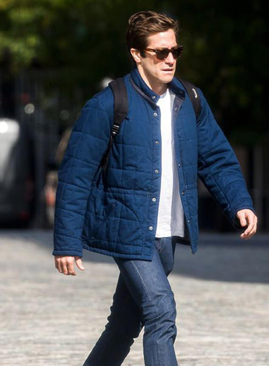  Jake Gyllenhaal Blue Cotton Jacket