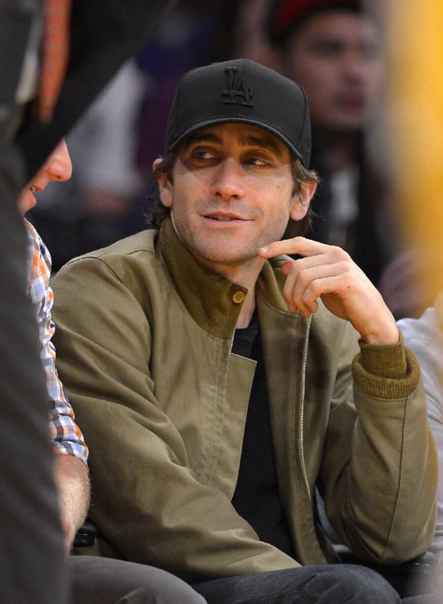 Jake Gyllenhaal Green Cotton Jacket