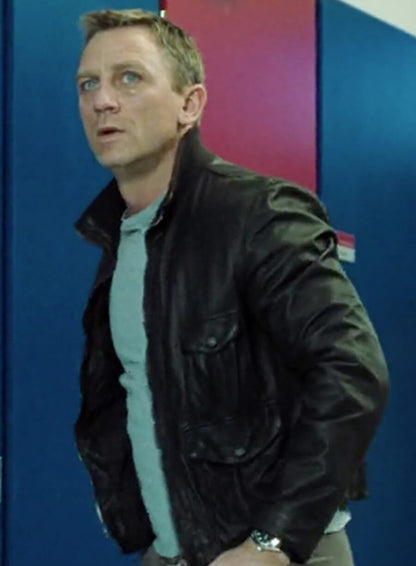 James Bond Casino Royale Leather Jacket