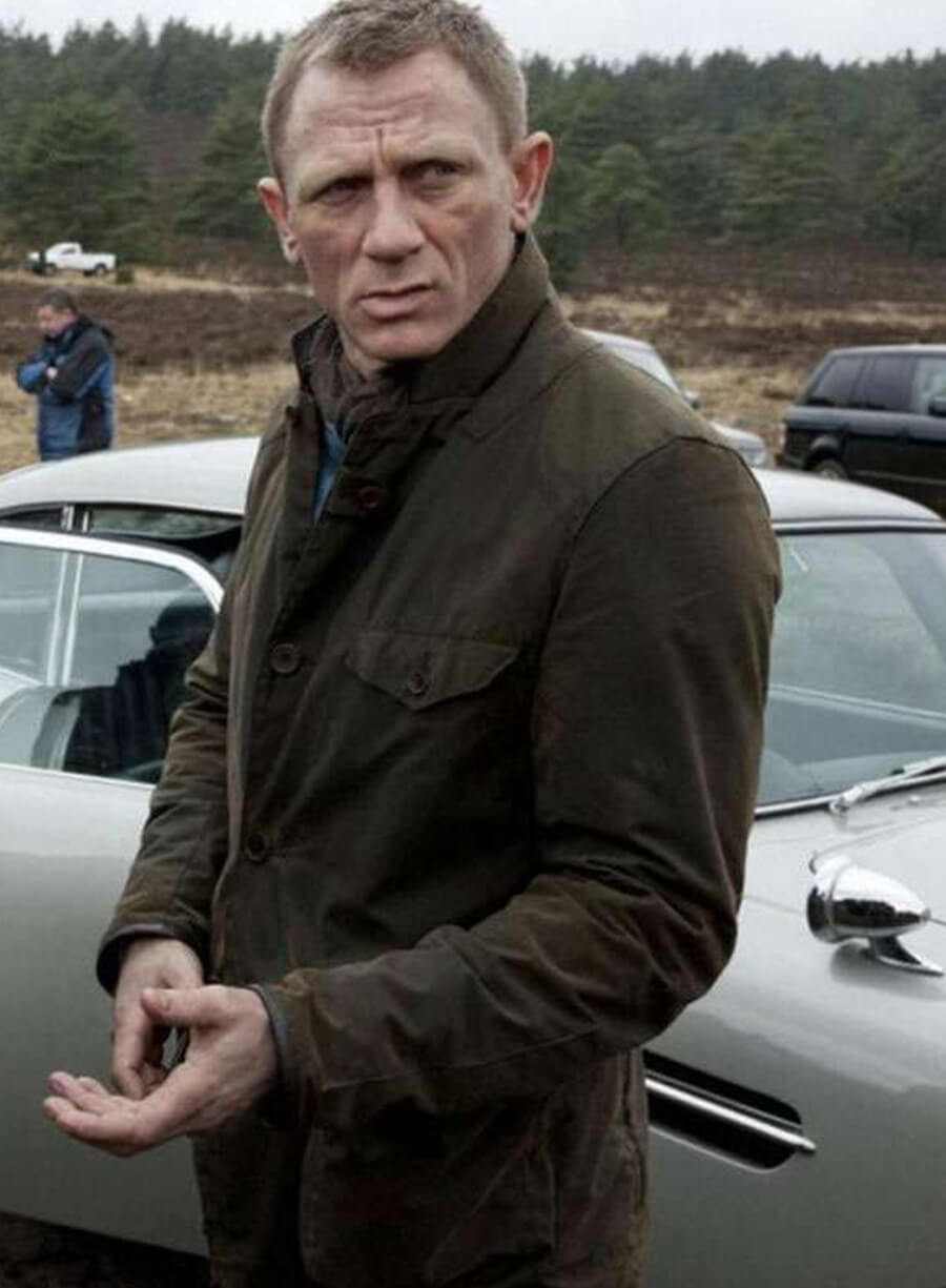 James Bond Skyfall Brown Jacket