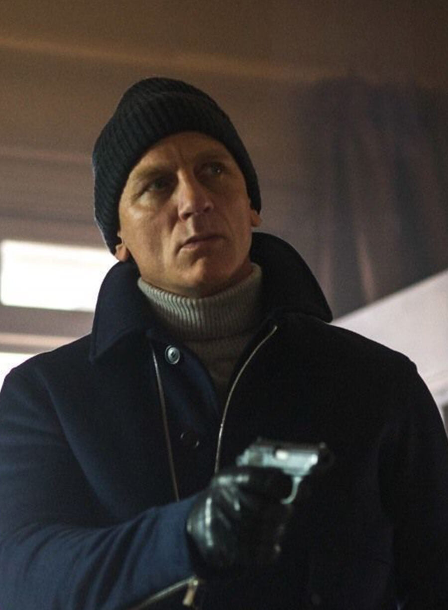 James Bond Spectre Blue Wool Jacket