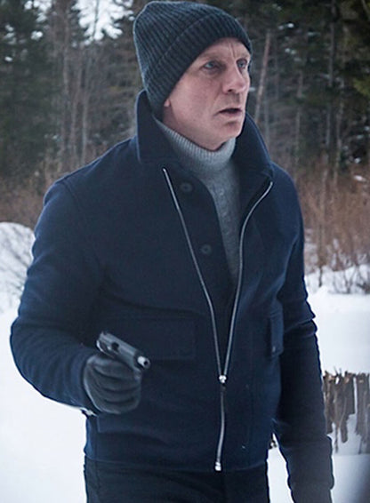 James Bond Spectre Blue Wool Jacket